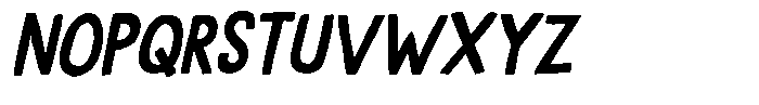 Gorgeous Mistake Italic Font LOWERCASE