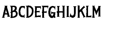 Gorgon Cursed Dripping Gorgon Cursed Regular Font UPPERCASE