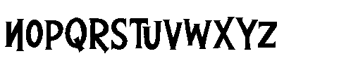 Gorgon Cursed Dripping Gorgon Cursed Regular Font LOWERCASE