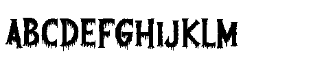 Gorgon Cursed Dripping Regular FONT