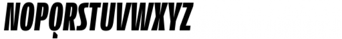 Gorgonzola Gothic Skinny Bold Italic Font UPPERCASE