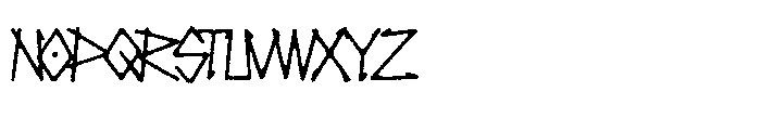 Gorkesq GORKESQ Regular Font UPPERCASE