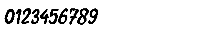 Gorry Doodlez Rough Slanted Font OTHER CHARS