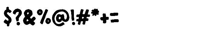 Gorry Doodlez Sans Solid Font OTHER CHARS