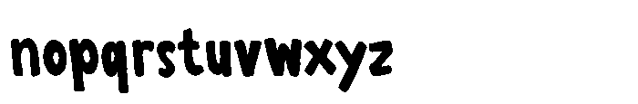 Gorry Doodlez Sans Solid Font LOWERCASE