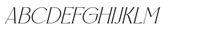 Gorthe Italic Font UPPERCASE