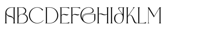 Gorthe Regular Font LOWERCASE