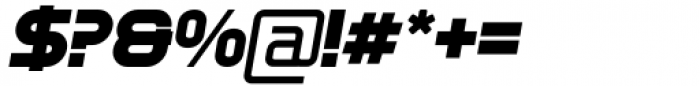 Gorus Condensed Regular Oblique Font OTHER CHARS