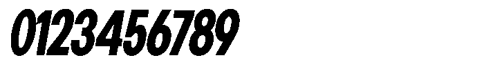 Gorvain Black Condensed Slanted Font OTHER CHARS