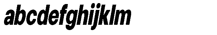 Gorvain Black Condensed Slanted FONT