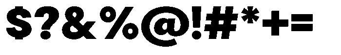 Gorvain Black Expanded Font OTHER CHARS