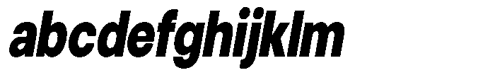 Gorvain Black Semi Condensed Slanted FONT