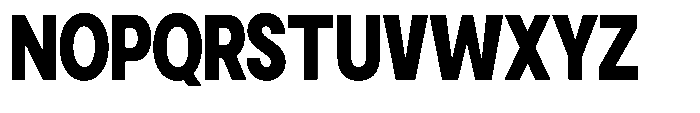 Gorvain Black Semi Condensed Font UPPERCASE