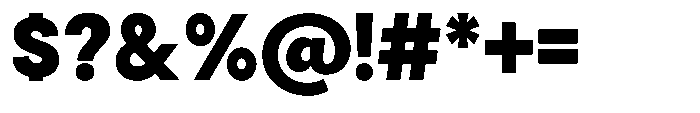 Gorvain Black Semi Expanded Font OTHER CHARS
