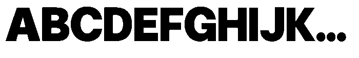 Gorvain Black Semi Expanded Font UPPERCASE