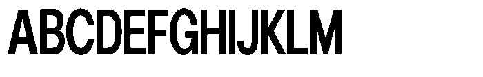 Gorvain Bold Condensed Font UPPERCASE