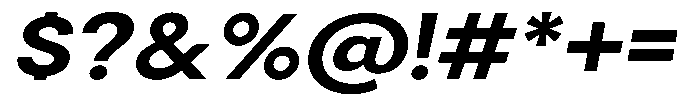 Gorvain Bold Expanded Slanted Font OTHER CHARS