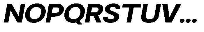 Gorvain Bold Expanded Slanted Font UPPERCASE