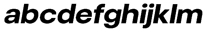 Gorvain Bold Expanded Slanted FONT