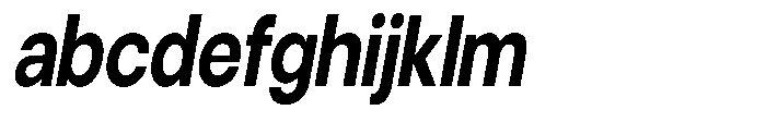 Gorvain Bold Semi Condensed Slanted FONT