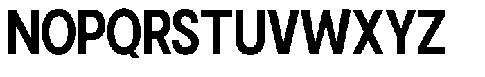 Gorvain Bold Semi Condensed Font UPPERCASE