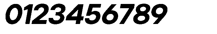 Gorvain Bold Semi Expanded Slanted Font OTHER CHARS