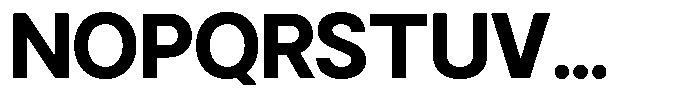 Gorvain Bold Semi Expanded Font UPPERCASE