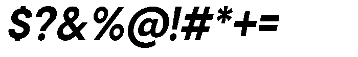 Gorvain Bold Slanted Font OTHER CHARS