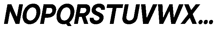 Gorvain Bold Slanted Font UPPERCASE