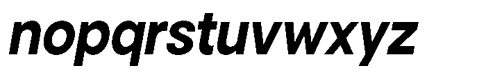 Gorvain Bold Slanted Font LOWERCASE