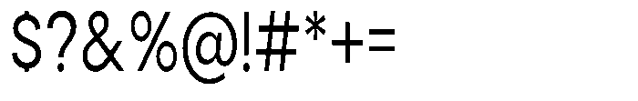 Gorvain Condensed Font OTHER CHARS