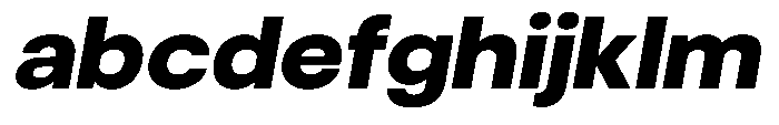 Gorvain Extra Bold Expanded Slanted FONT