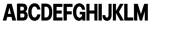 Gorvain Extra Bold Semi Condensed Font UPPERCASE
