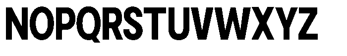 Gorvain Extra Bold Semi Condensed Font UPPERCASE