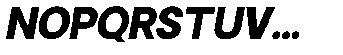 Gorvain Extra Bold Semi Expanded Italic Font UPPERCASE