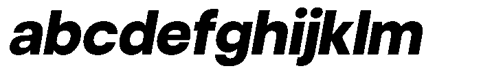 Gorvain Extra Bold Semi Expanded Italic FONT