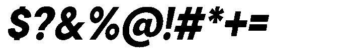 Gorvain Extra Bold Slanted Font OTHER CHARS