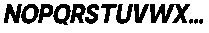 Gorvain Extra Bold Slanted Font UPPERCASE