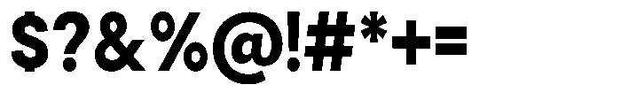 Gorvain Extra Bold Font OTHER CHARS