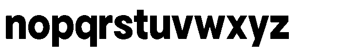 Gorvain Extra Bold Font LOWERCASE