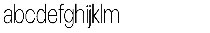 Gorvain Extra Light Condensed FONT