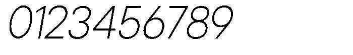 Gorvain Extra Light Sem Condensed Italic Font OTHER CHARS