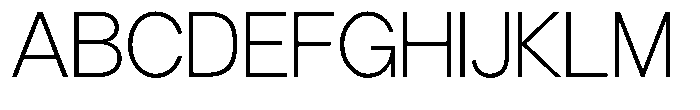 Gorvain Extra Light Font UPPERCASE