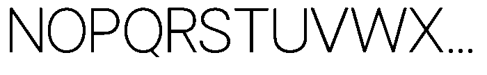Gorvain Extra Light Font UPPERCASE