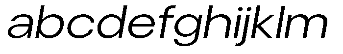 Gorvain Light Expanded Slanted FONT