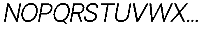 Gorvain Light Slanted Font UPPERCASE