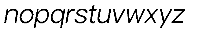 Gorvain Light Slanted Font LOWERCASE