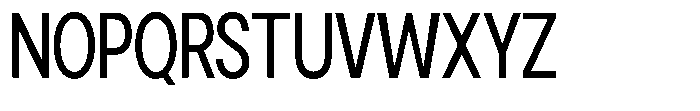 Gorvain Medium Condensed Font UPPERCASE