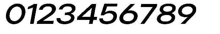 Gorvain Medium Expanded Slanted Font OTHER CHARS