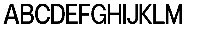 Gorvain Medium Semi Condensed Font UPPERCASE